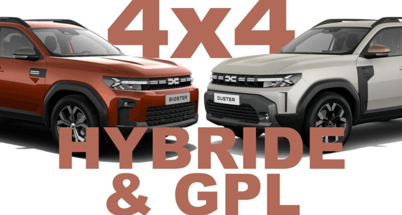  - Dacia Duster et Bigster : la nouvelle variante 4x4 hybride-GPL va bouleverser le marché