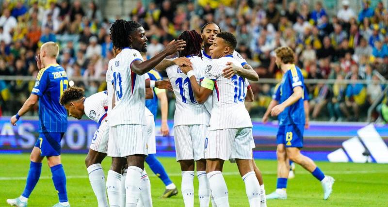  - Les Bleus régalent à la pause contre l'Ukraine, Olise a trouvé la faille
