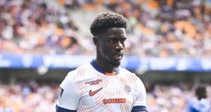 Montpellier : le magnifique premier but de Mbuku avec la RD Congo