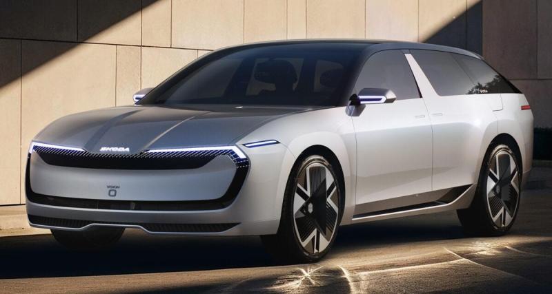  - La future Skoda Octavia annoncée par cette étonnante étude de break Skoda Vision O