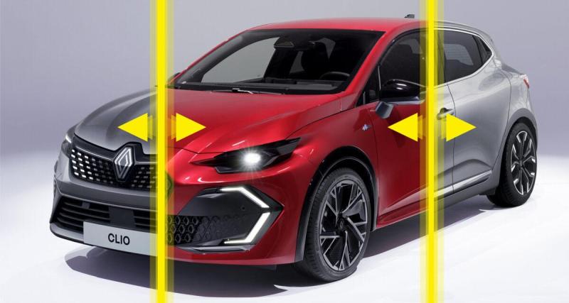  - Nouvelle Renault Clio 6 : faites glisser votre curseur de gauche à droite pour découvrir les différences avec l'ancien modèle