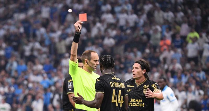  - OM - Lorient : le carton rouge ultra litigieux qui change le match
