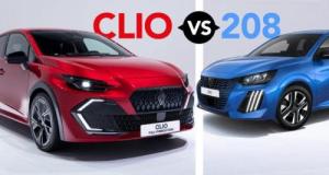 Nouvelle Renault Clio 6 vs Peugeot 208 : premier face-à-face