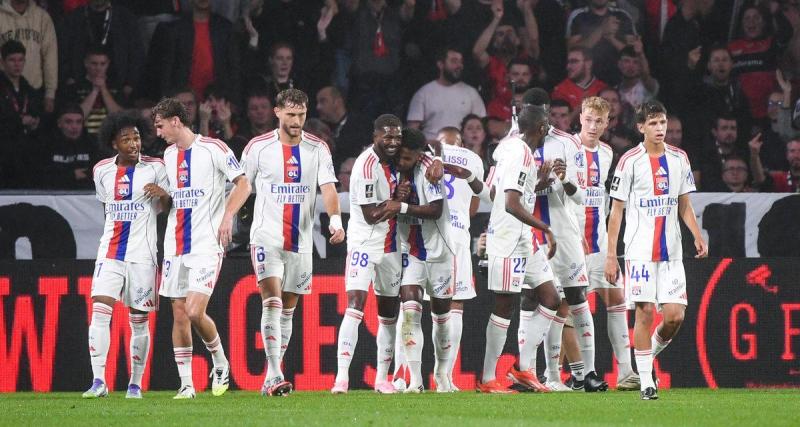  - L'OL a pris les devants à Rennes à la pause, Samba a évité le break
