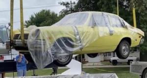Une Chevrolet Vega enterrée 50 ans sort du caveau comme neuve