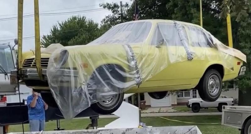  - Une Chevrolet Vega enterrée 50 ans sort du caveau comme neuve