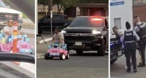 Au volant d’une petite voiture barbie, ce conducteur ivre gêne la circulation et se fait interpeller