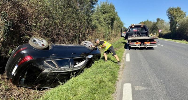  - La nationale paralysée après une collision entre deux voitures en pleine heure de pointe