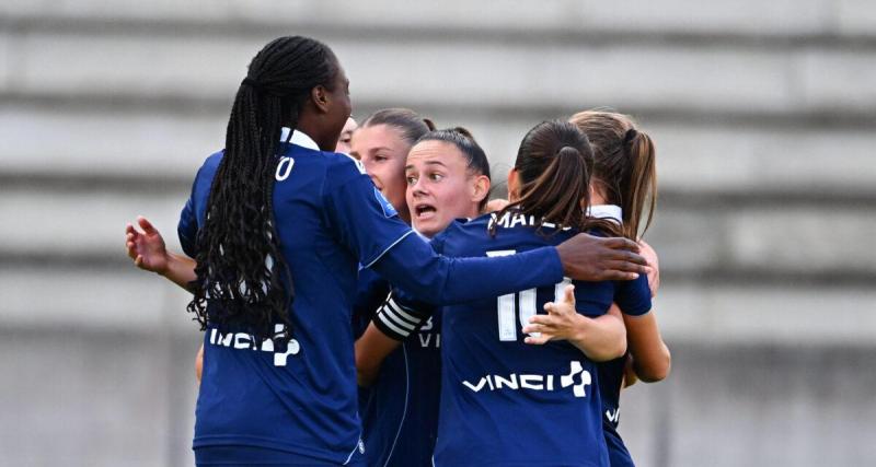  - Arkema Première Ligue : le Paris FC remporte le derby contre Fleury et rejoint Lyon en tête