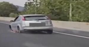 Totalement ivre, une conductrice roule sur plus de 14 kilomètres avec deux roues sur quatre
