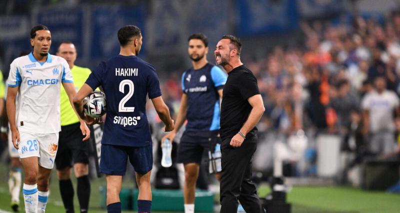  - OM : "J'ai commis une erreur", De Zerbi revient sur son expulsion contre le PSG