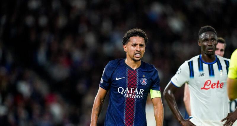  - PSG : nouveau coup dur pour Paris, absence de plusieurs semaines pour Marquinhos