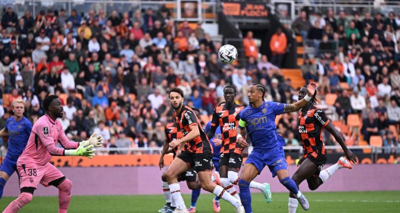  - Lorient devant à la pause face à Monaco
