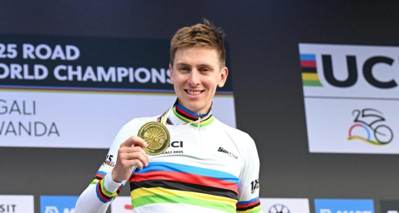  - Cyclisme : le très faible bonus touché par Tadej Pogacar après son exploit aux Mondiaux