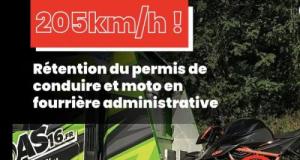 Flashé à plus de 200 km/h au guidon d’une puissante moto, ce conducteur revenait d’un voyage entre amis… Un accueil mémorable