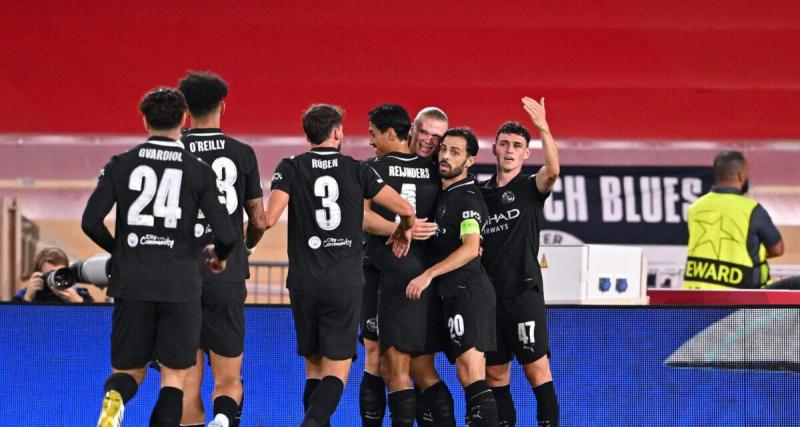  - À la pause, Monaco mené par Manchester City