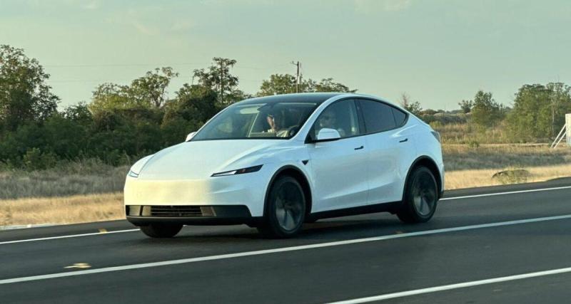  - Le Tesla Model Y abordable déjà repéré sur la route avant sa présentation ?