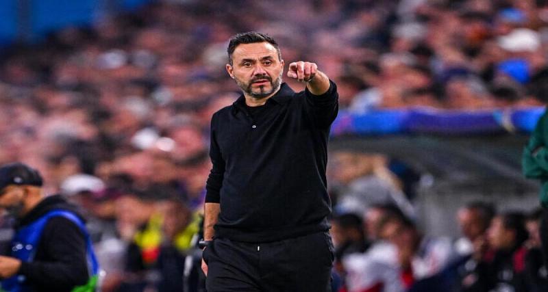  - OM : Roberto De Zerbi garde la foi en l'un de ses joueurs en difficulté