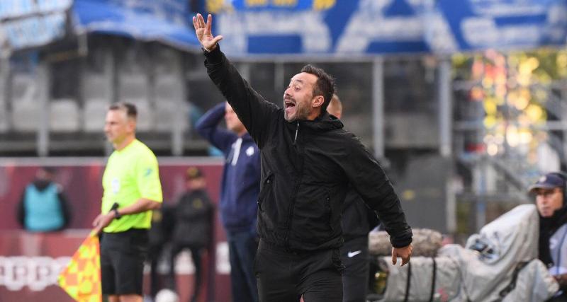  - Metz - OM : bagarre en tribune, De Zerbi intervient !