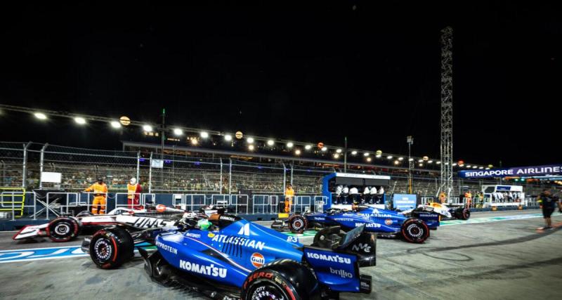  - GP de Singapour : Les Williams disqualifiées de qualifications