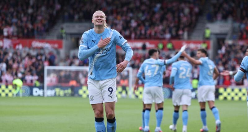  - Haaland offre encore la victoire à Manchester City, qui s'impose à Brentforfd