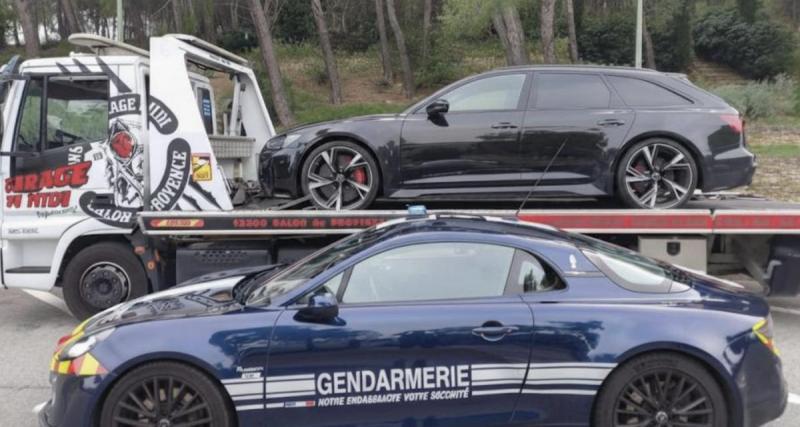  - Flashé en grand excès de vitesse à plus de 230 km/h au volant d’une Audi RS6, l'Alpine a fait le boulot