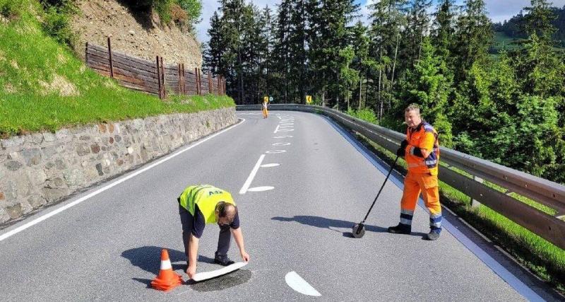  - Des cercles blancs sur la route, à quoi correspond cette signalisation ?