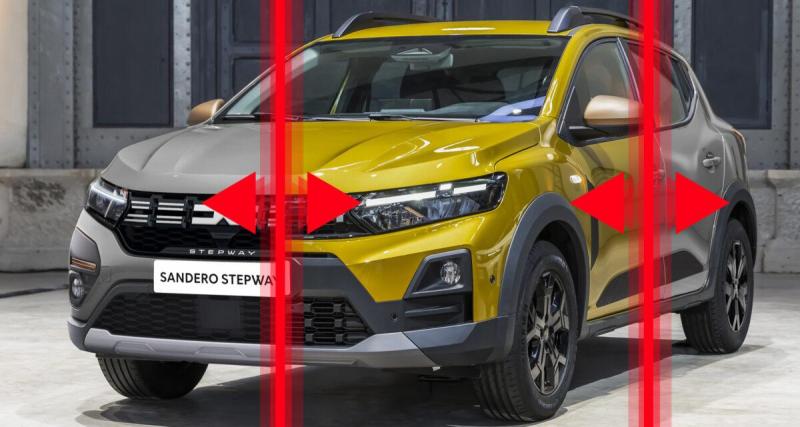  - Nouvelle Dacia Sandero : faites glisser votre curseur de gauche à droite pour la comparer à l’ancien modèle