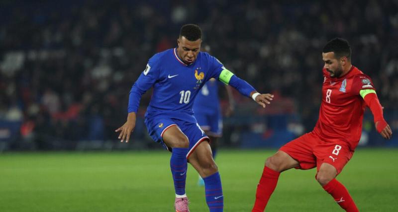  - La France ouvre le score juste avant la mi-temps contre l’Azerbaïdjan