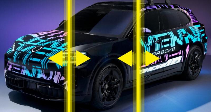  - Nouveau Porsche Cayenne 2026 : faites glisser votre curseur de gauche à droite pour retirer son camouflage