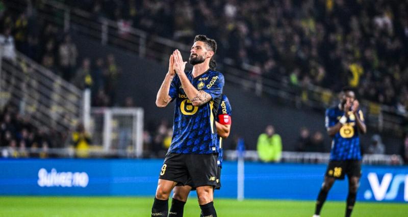 - Nantes - Lille : applaudi par La Beaujoire neuf ans après, Giroud ne cache pas son émotion