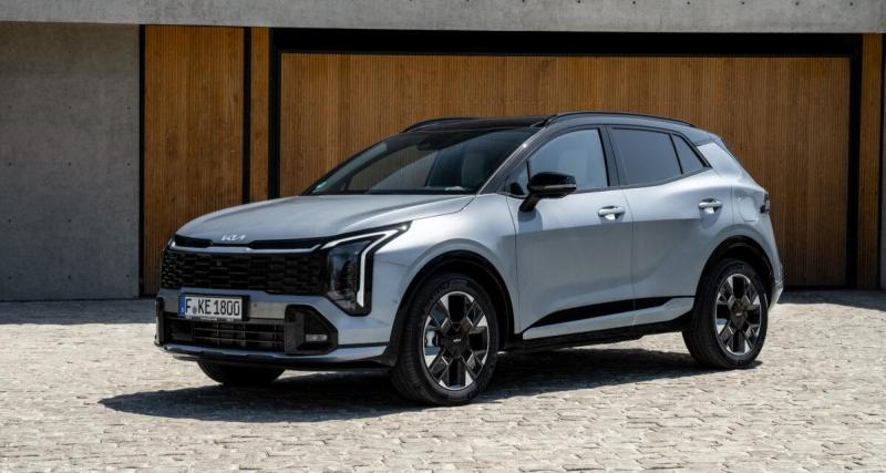  - Uniquement disponible en hybride en France, le Kia Sportage restylé baisse son prix d’accès