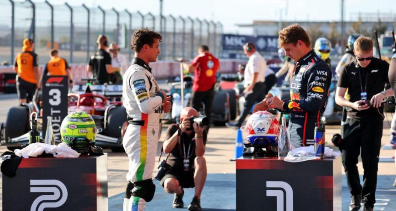  - GP des Etats-Unis : la réaction très virale de Verstappen sur une phrase qui le laisse sans voix de Lando Norris