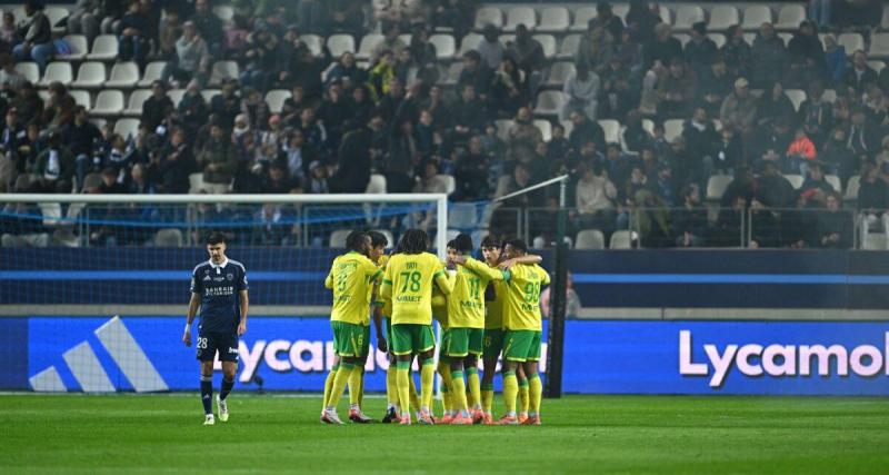  - Ligue 1 : Nantes devant face au Paris FC à la pause
