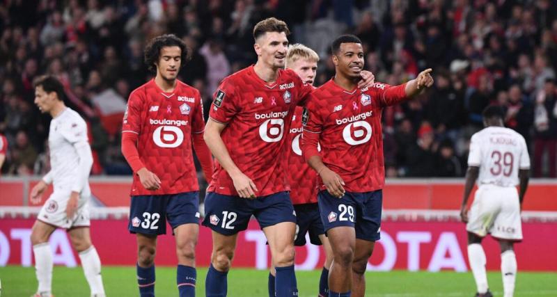  - Ligue 1 : à la pause, Lille fait le break contre Metz
