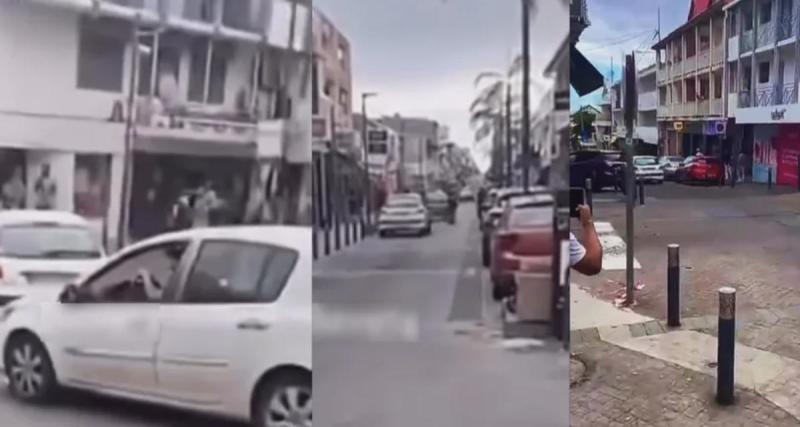  - Une voiture folle dévale le centre-ville en marche arrière