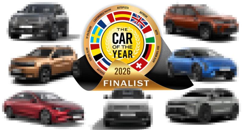  - On connaît la liste des finalistes pour le titre de Voiture de l’Année 2026 !