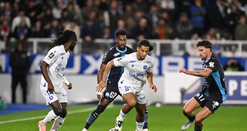  - Ligue 1 : à la pause, l'OM mène à Auxerre