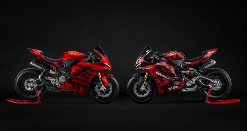  - Ducati Panigale V2 MM93 &amp; FB63, hommage d'exception à Márquez et Bagnaia