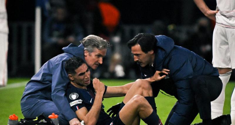  - PSG : Achraf Hakimi prend la parole après sa blessure à la cheville