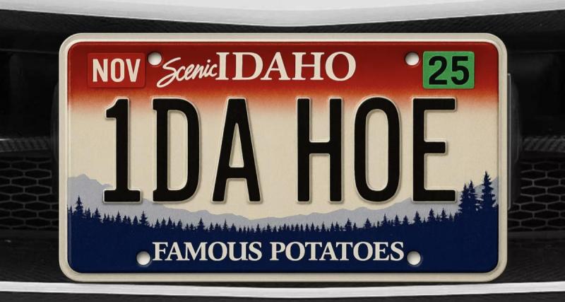  - Plus de 600 plaques d’immatriculation personnalisées refusées pour « mauvais goût »