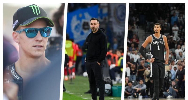  - Un ancien champion du monde assure que Yamaha doit perdre Quartararo, gros souci en vue à l'OM, ... Toutes les infos sports du jour !