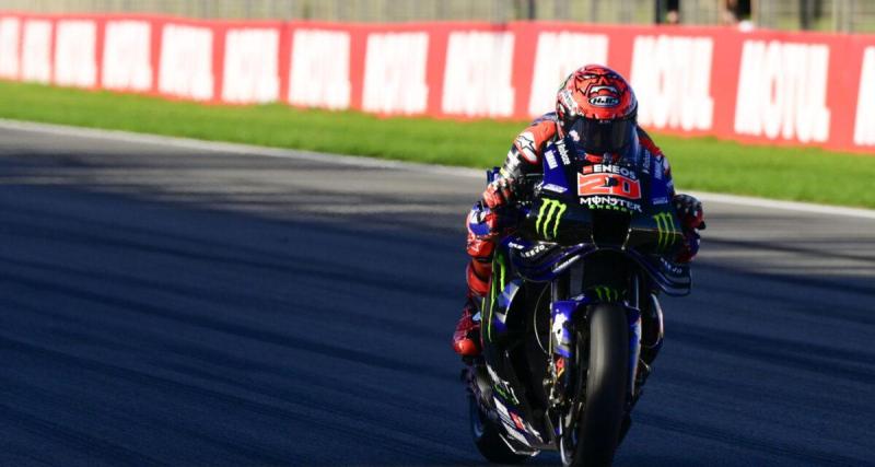  - GP de Valence : chute de Fabio Quartararo