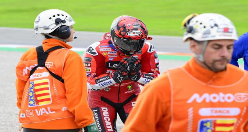  - MotoGP : « Ma course a été cohérente avec cette fin de saison », Bagnaia entre humour et lucidité après sa chute