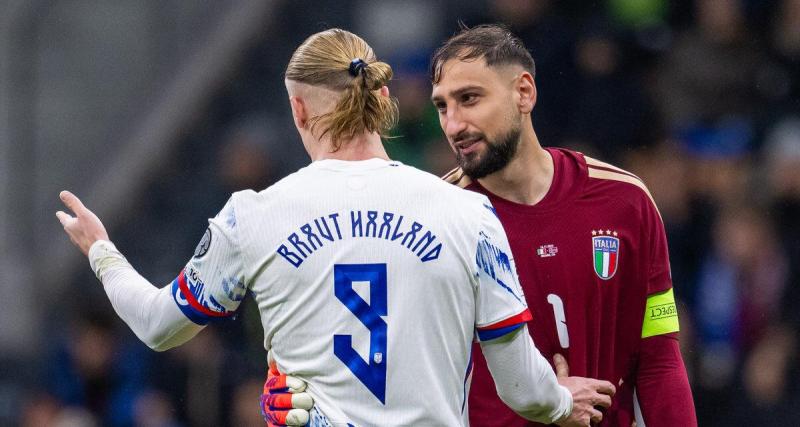  - « Il m'a touché les fesses » : Haaland pète un plomb, Donnarumma le retient