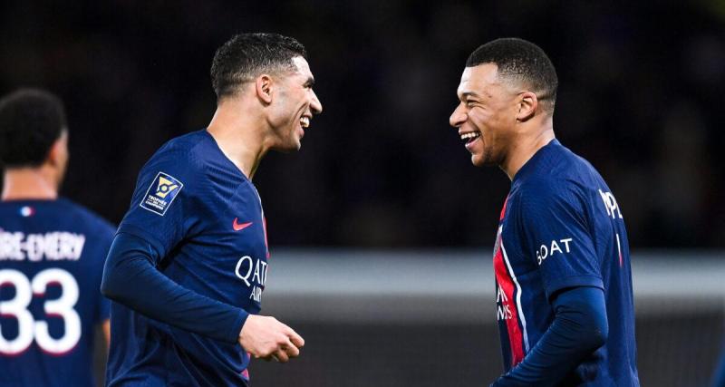  - PSG : le superbe message de Mbappé pour Hakimi après le Ballon d'Or africain du joueur parisien