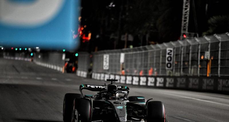 Mercedes : les pilotes confiants après une première journée à Las Vegas