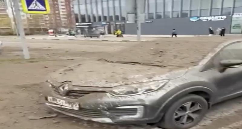  - Une station de ski souffle totalement un parking et endommage plus de 100 voitures dans son sillage