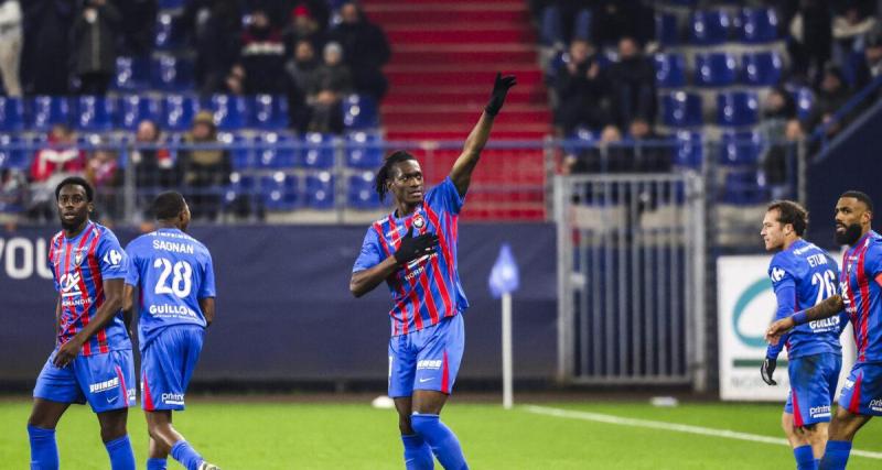  - Caen : le but libérateur de Gnanduillet contre Bourg-en-Bresse