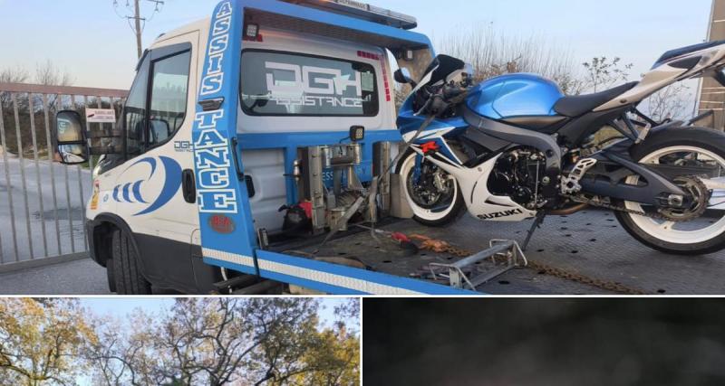 Un motard flashé en excès de vitesse à plus de 215 km/h, une Porsche interpellée à plus de 160 km/h… « Un nouveau garage pour la Gendarmerie »